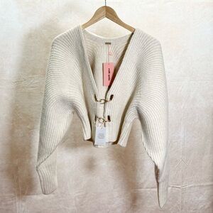 Cult Gaia Casella New with Tags Cream Sweater